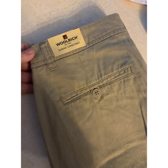 Woolrich nwt sunday chino crop pants tan woman’s size 6 - Picture 3 of 6